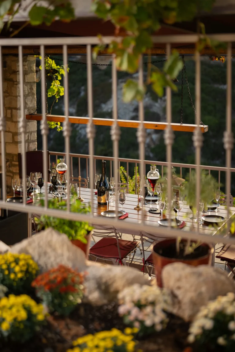 Wine space in Rethymno gorge.