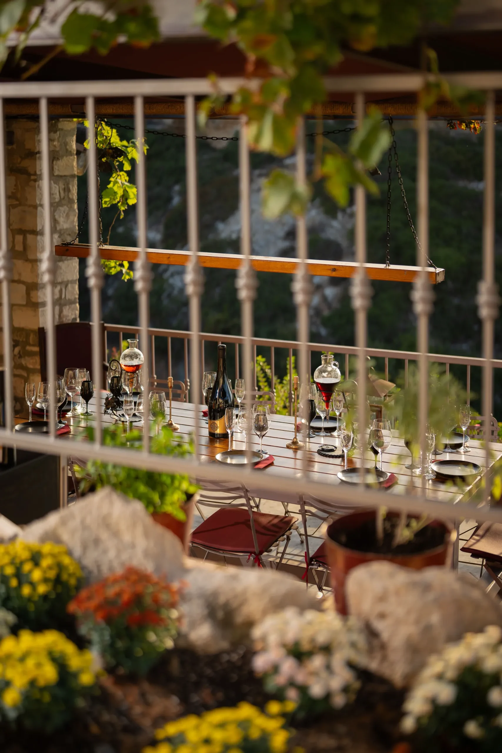 Wine space in Rethymno gorge.